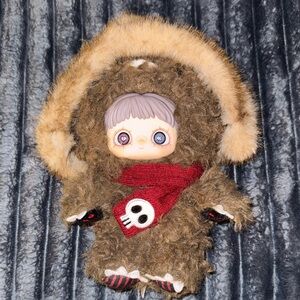 MAYMEI Winter Weirdness Series Plush Pendant Keychain (Rebel Bear)